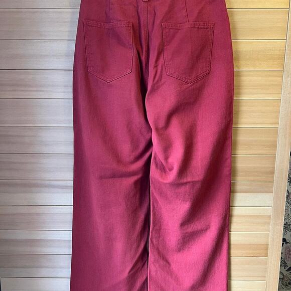 *SOLD* Cider Wide Leg Jeans Red size Medium - Picture 2 of 8